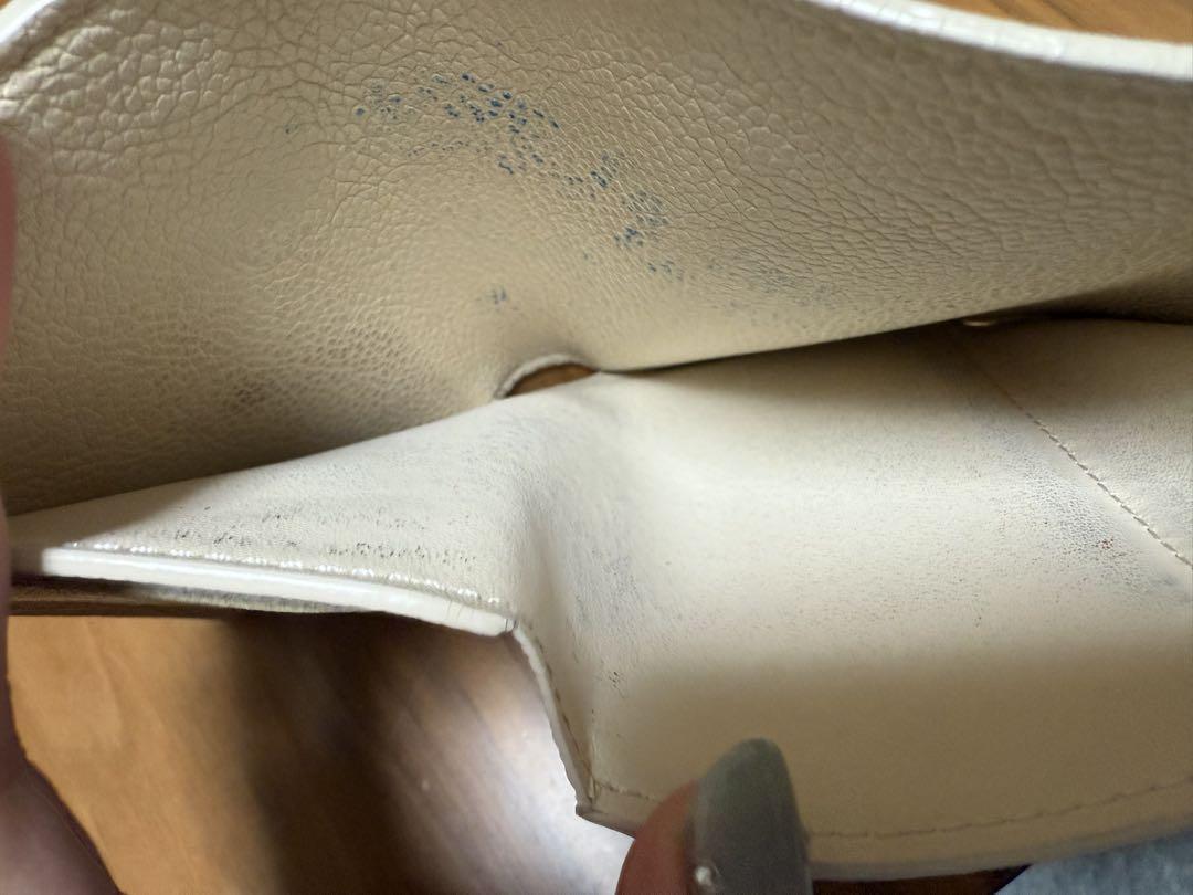 LOUIS VUITTON 三つ折り財布 ホワイト/ピンク