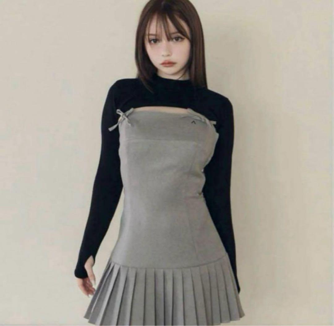 andmary Karen knit set mini dress