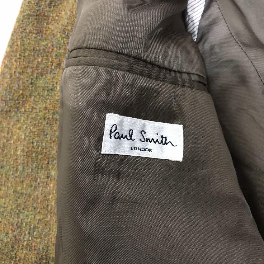 豊富な Paul Smith スコットランド製ウールツイード テーラードジャケット 古着 NB6Uq-m43559483043 NEW即納