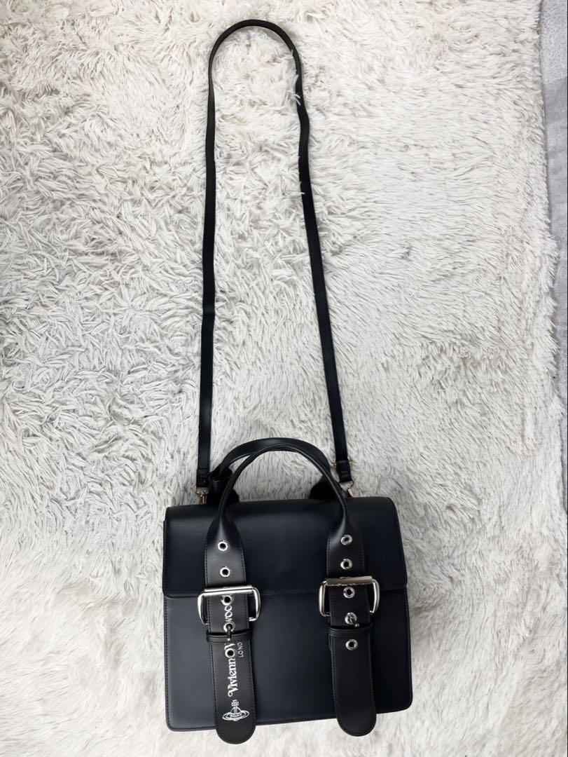 極美品 ヴィヴィアンウエストウッド レザー 2WAY ショルダー