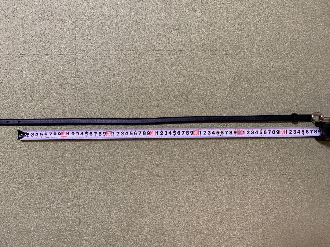 GUCCI 黒レザーベルト 282349-BGH0G