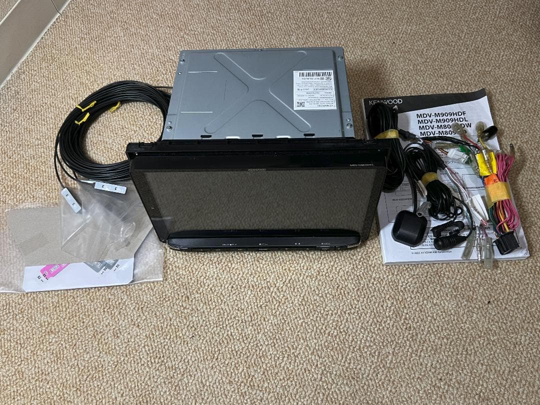 KENWOOD MDV-M909HDL 9インチ彩速ナビ 最新地図更新済