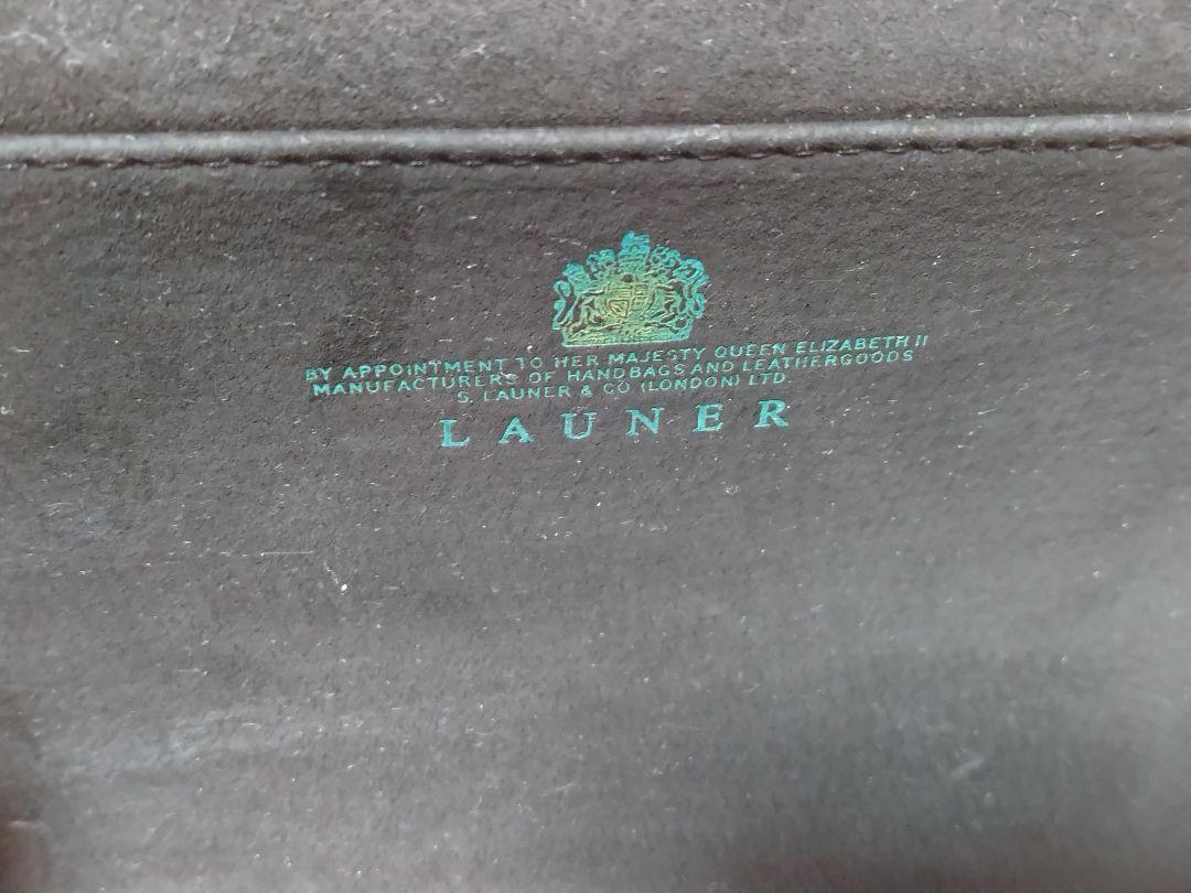 LAUNER LONDON 美品 ハイソサエティレザーバッグ ショルダー