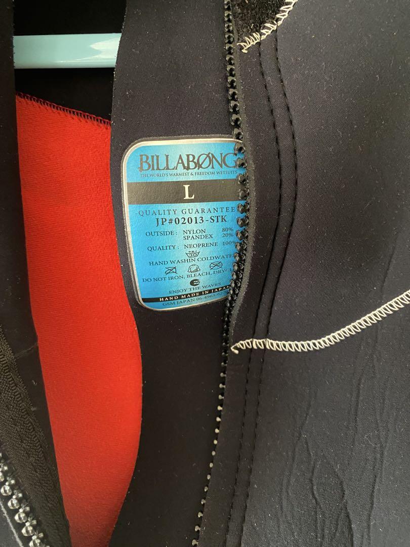 BILLABONG ロングスプリング ウェットスーツ L BILLABONG ビラボン LSP BZ SP FEVER 2X2mm BE013-886