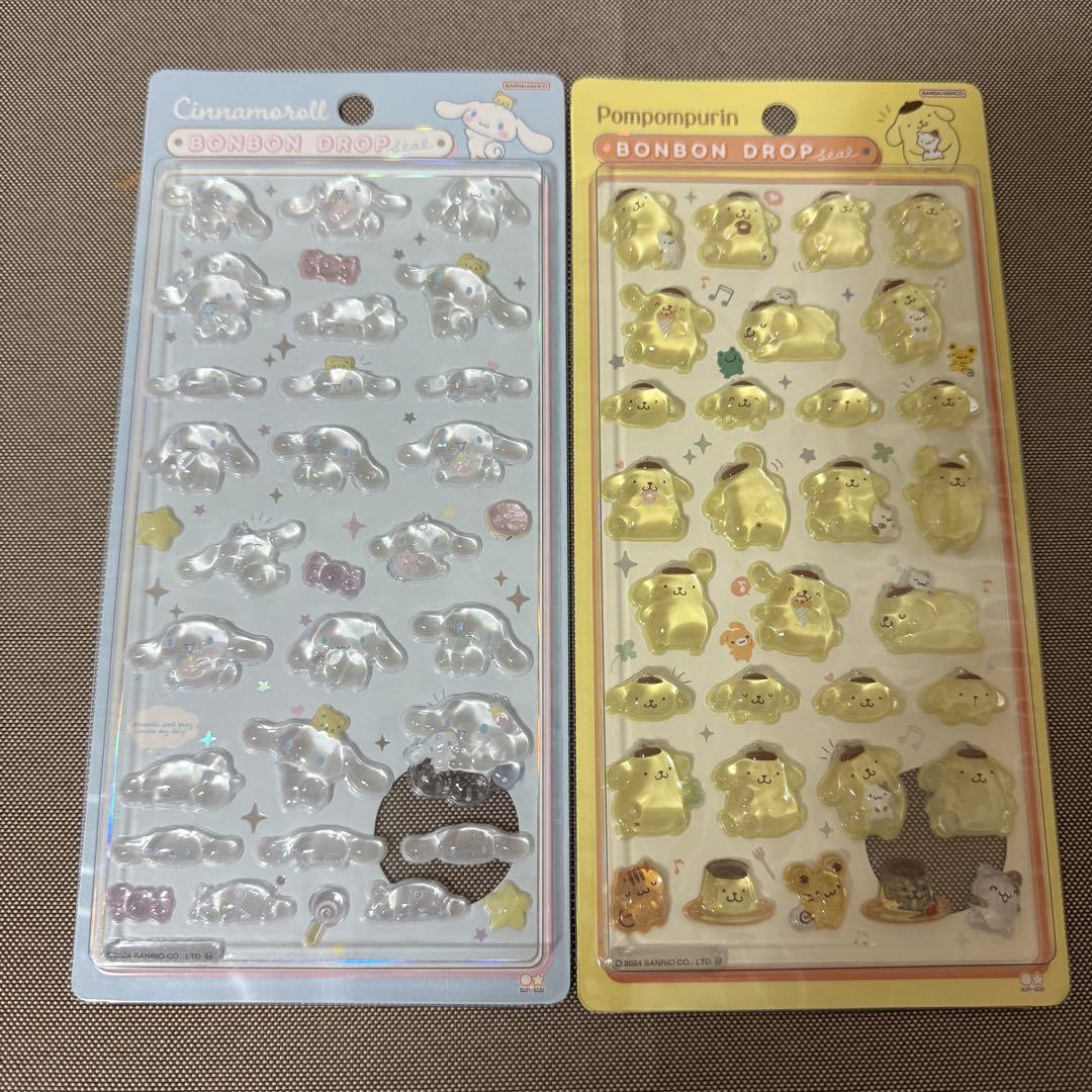 新品未使用 ボンボンドロップシール サンリオ8種セット