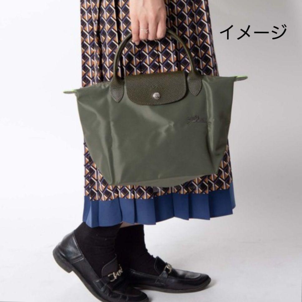 【新品】 ロンシャン ル プレアージュ トートバッグ Sサイズ ブラック白刺繍