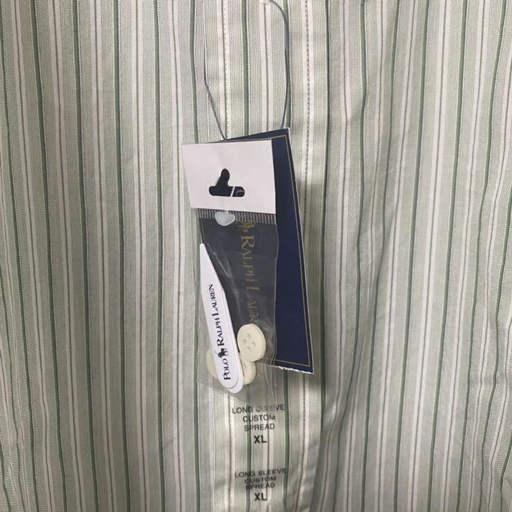 Polo by Ralph Lauren 襟付きストライプシャツ デッドストック JfoAh-m43565642521 爆買い在庫