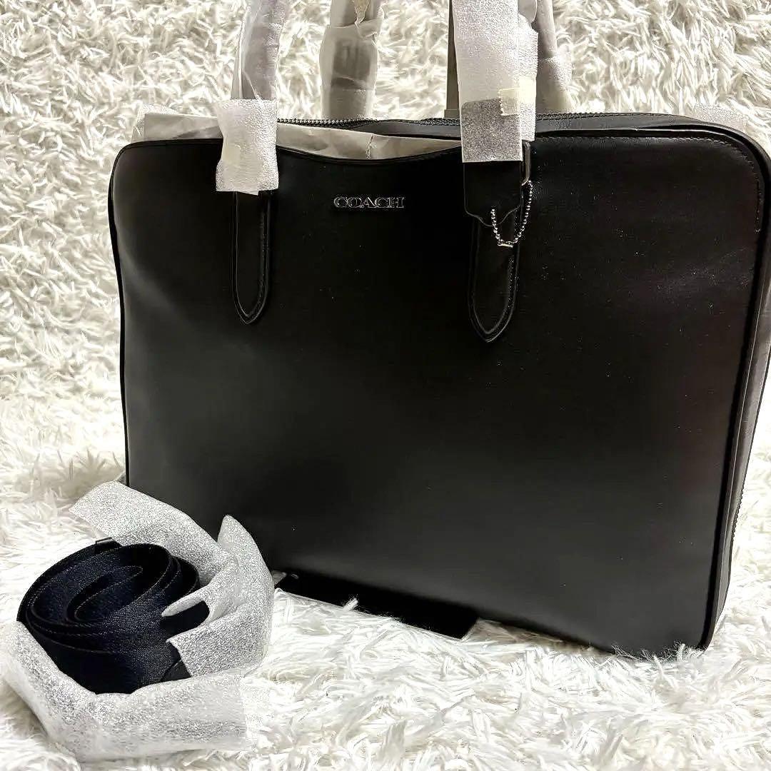 未使用タグ付き　COACH 2WAY ビジネスバッグ 黒 C8170 A4可 未使用タグ付き COACH 2WAY ビジネスバッグ 黒 C8170 A4可