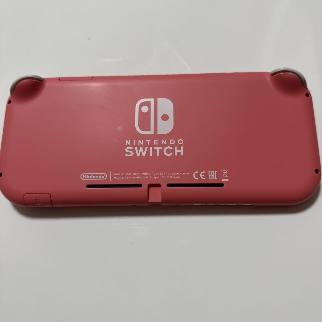 Nintendo Switch Lite コーラル　中古 Nintendo Switch - 84☆人気コーラル☆Switch lite☆中古美品
