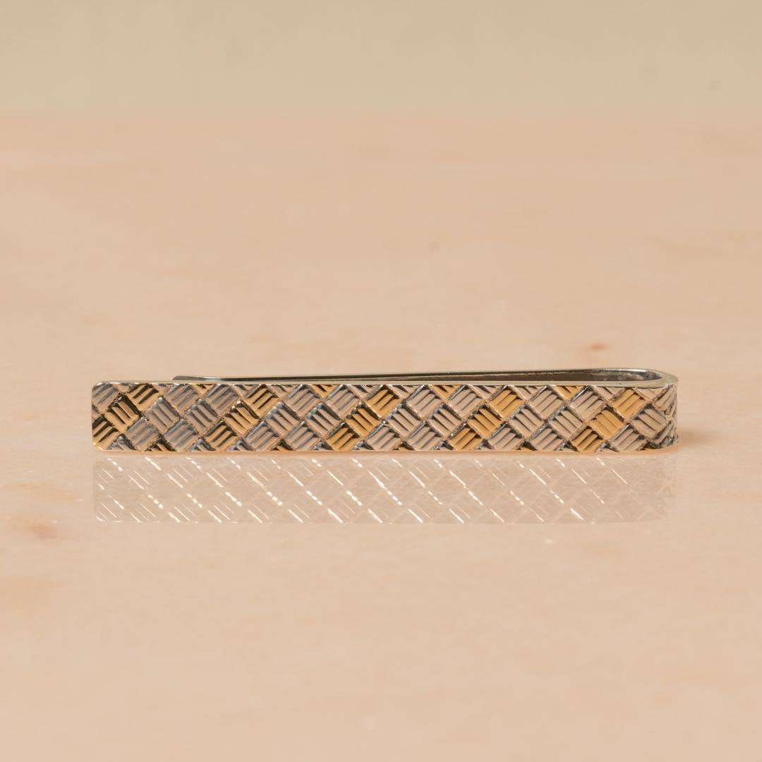 Tiffany & Co. ネクタイピン シルバー ゴールド コンビ