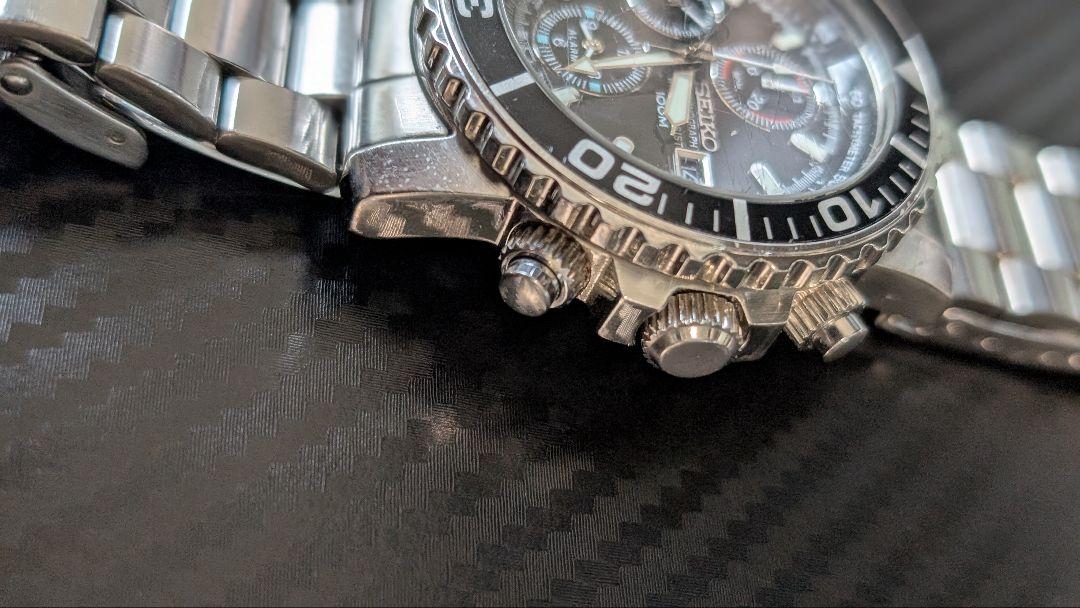 SEIKO セイコー ダイバー クロノグラフ 腕時計 7T62-0CV0