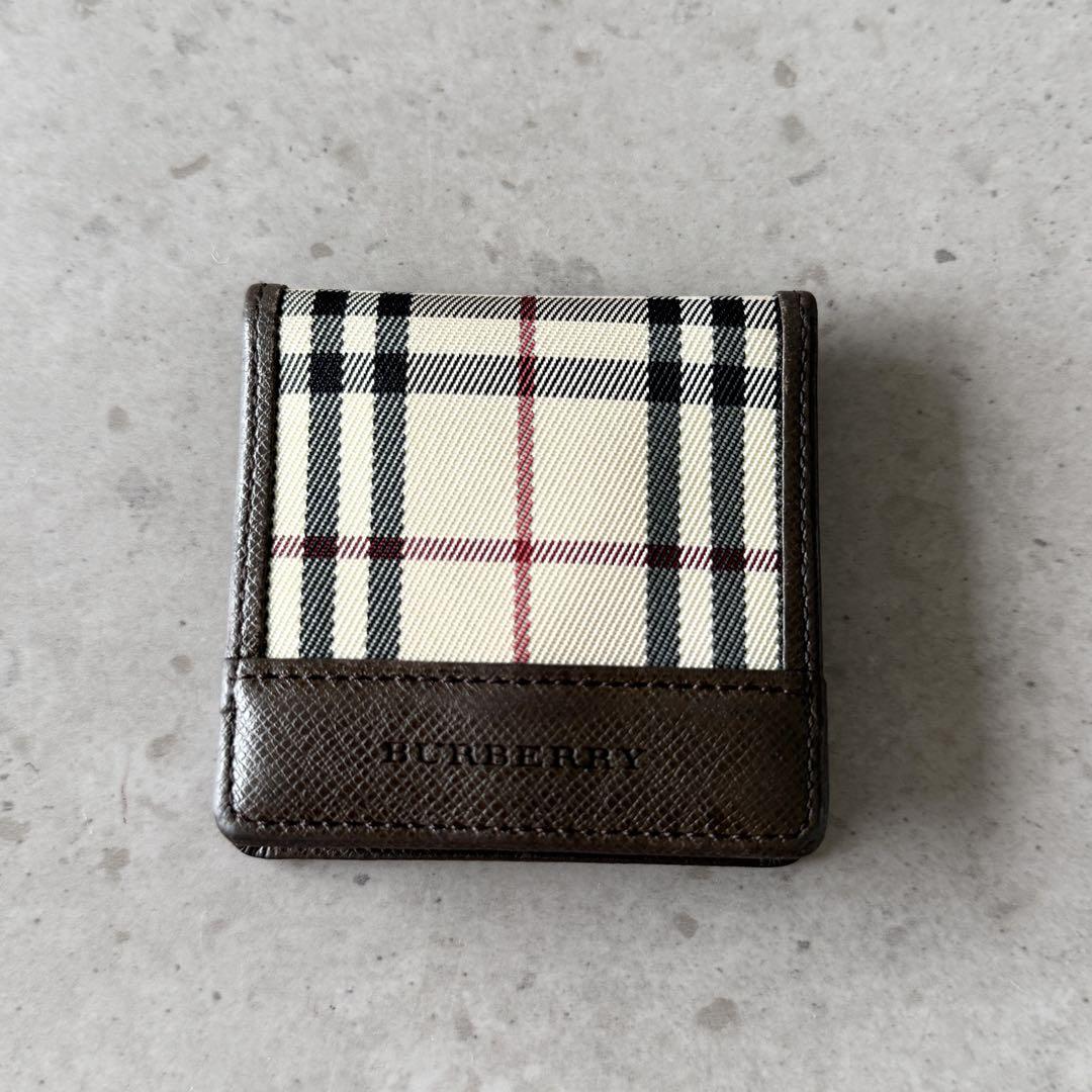 美品】BURBERRY バーバリー ノバチェック コインケース 小銭入れ