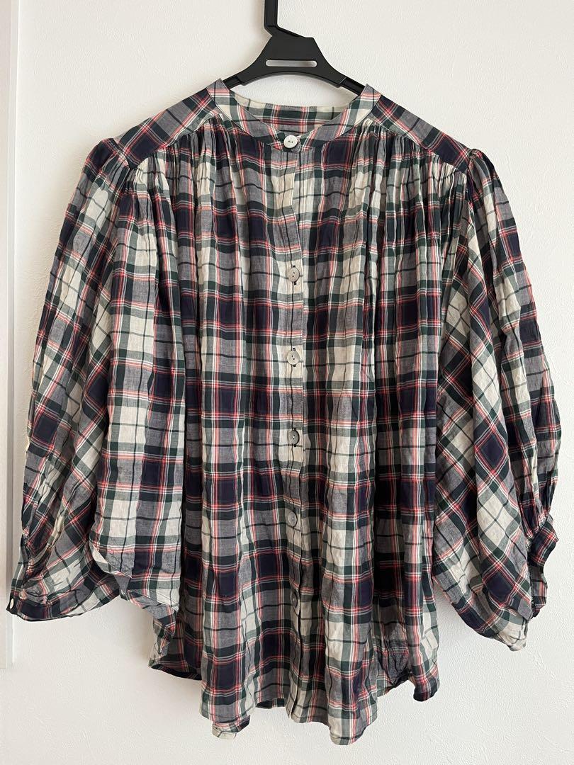 Hug o war Cloth & Cross チェック柄長袖シャツ