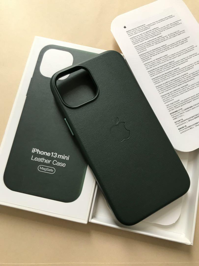 MagSafe対応iPhone 13 miniレザーケース - セコイアグリーン