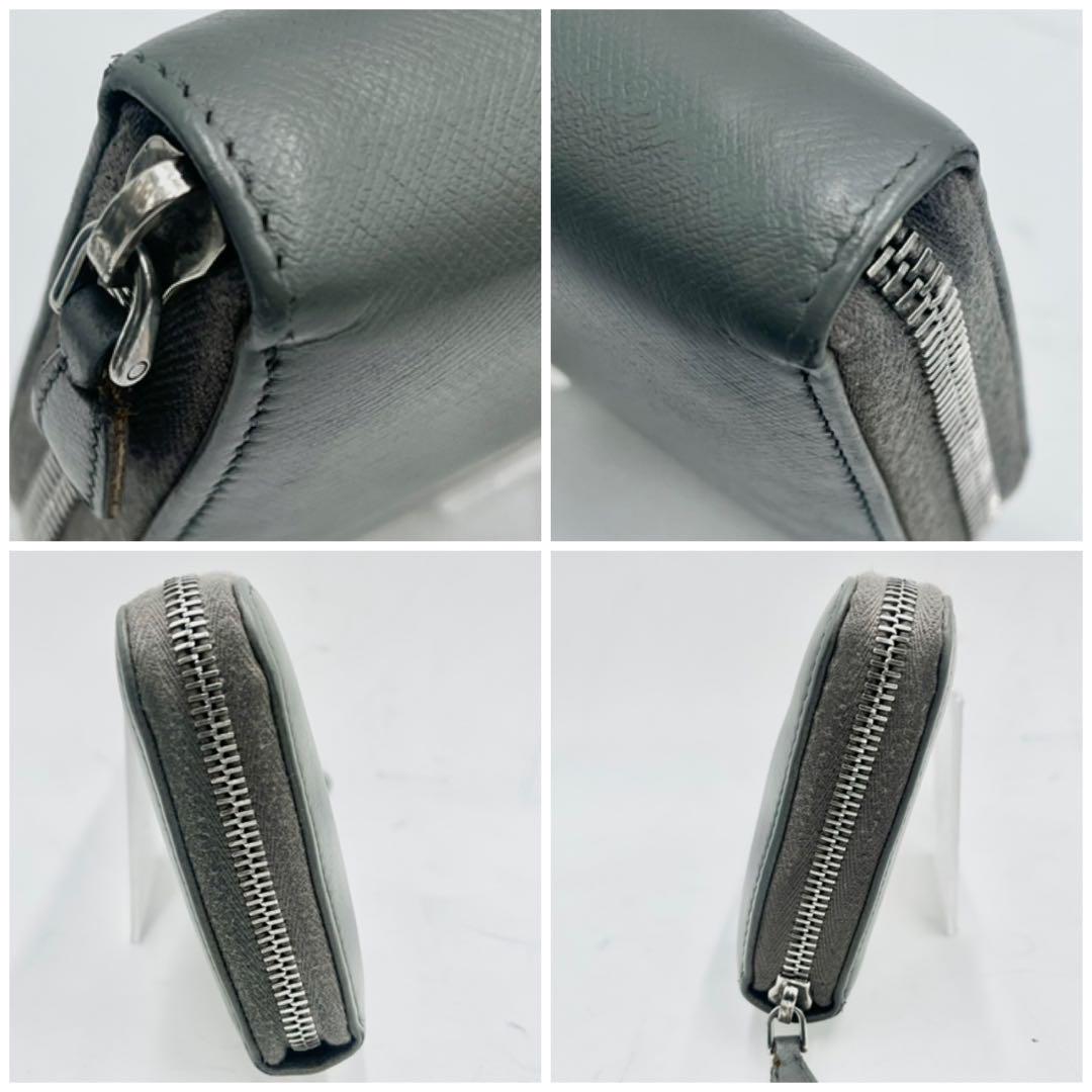 美品✨PRADA プラダ ラウンドファスナー ジップ 長財布 レザー 三角ロゴ