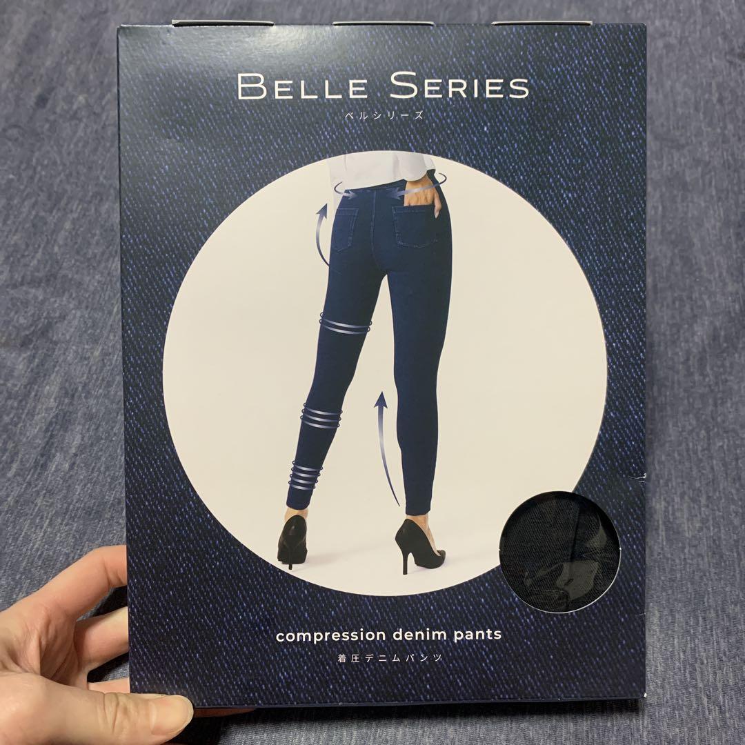 BELLE SERIES 着圧デニムパンツXL Wash Black
