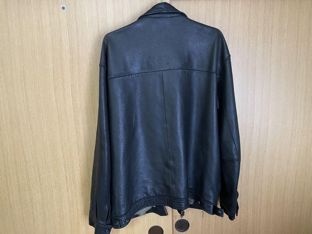 90s Polo Ralph Lauren ブラックレザージャケット