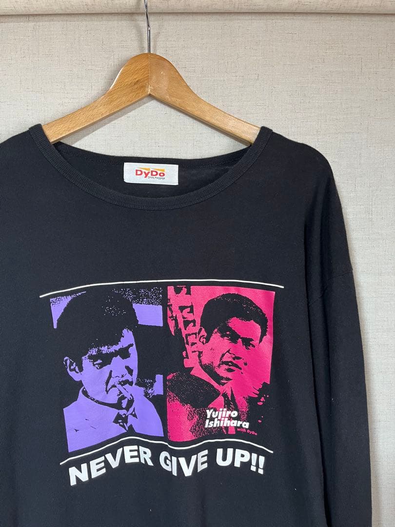 古着 プリントT ロンT 石原裕次郎 dydo ダイドー 石原軍団 ストリート
