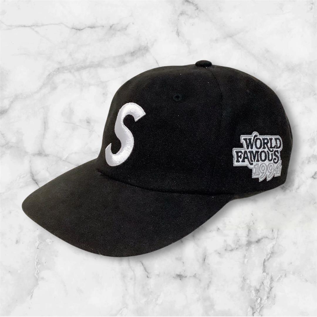 Supreme World Famous S Logo 6-Panel 黒 - メルカリ