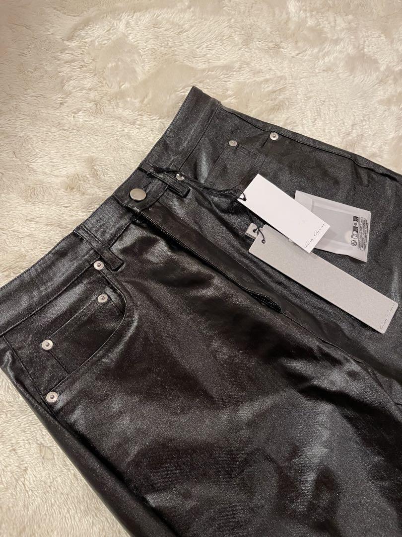 25SS正規品新品【Rick Owens】コーティングBOLAN BOOTCUT