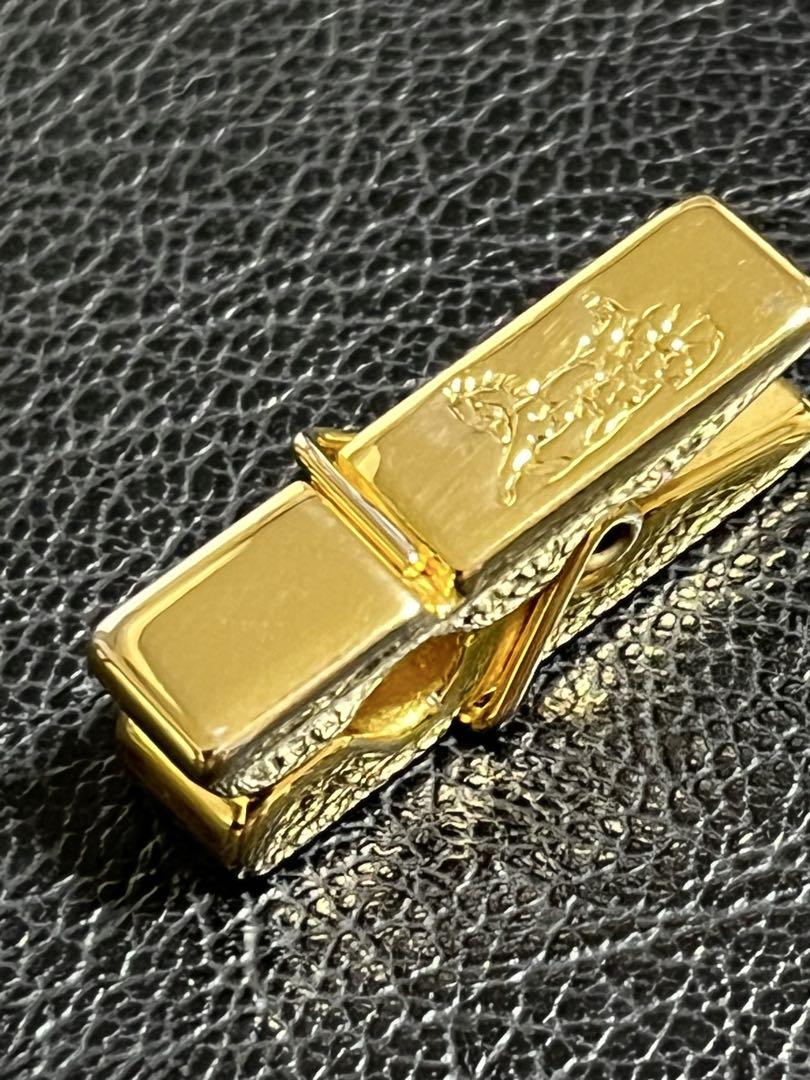 希少　美品　CELINE セリーヌ　馬車ロゴマーク　ヴィンテージ　マネークリップ