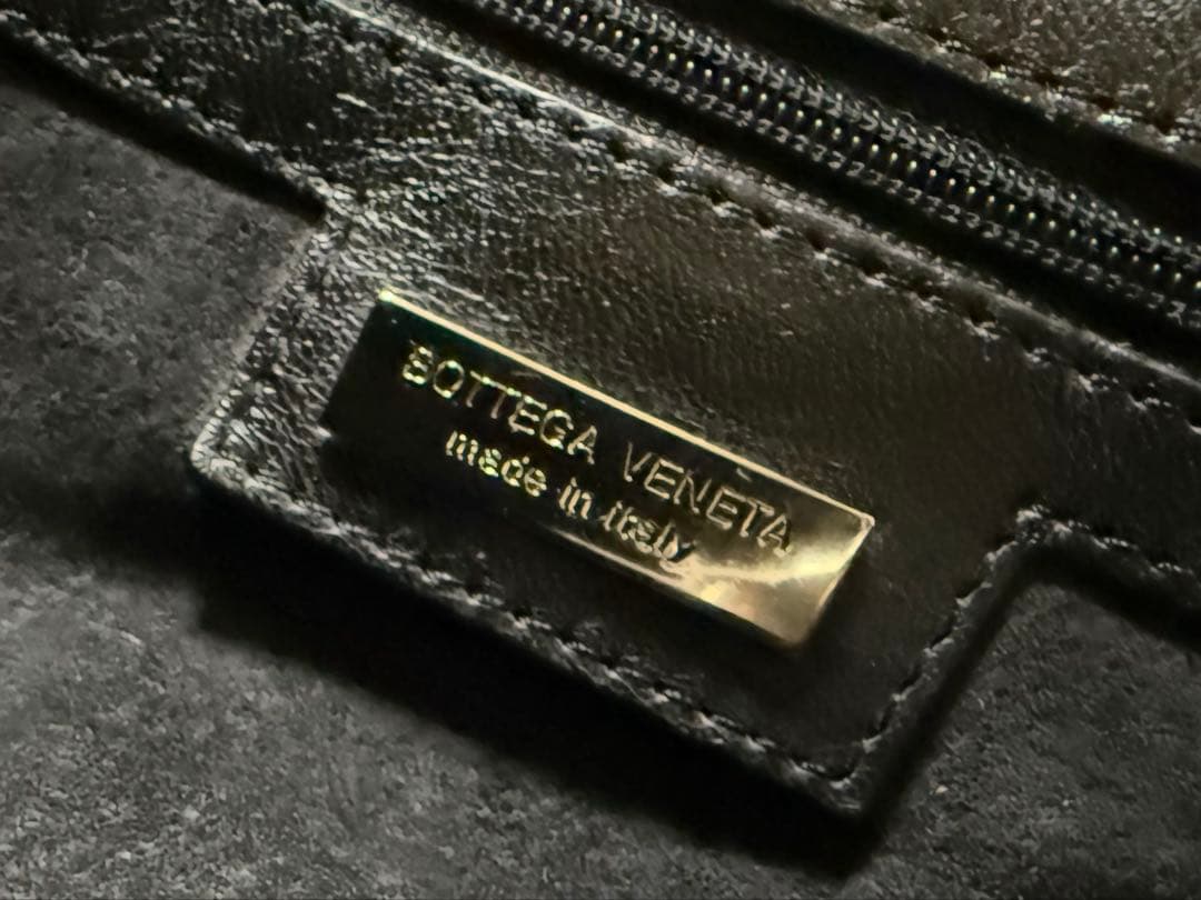 BOTTEGA トートバッグ　イントレチャート　黒
