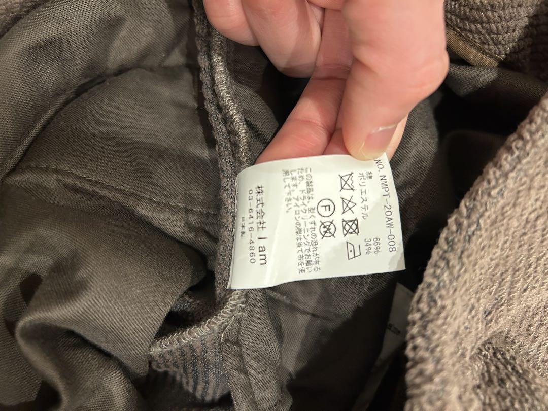 Name. 20AW ブラウン サイドストラップ付シャツ セットアップ