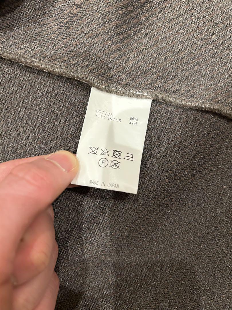 Name. 20AW ブラウン サイドストラップ付シャツ セットアップ