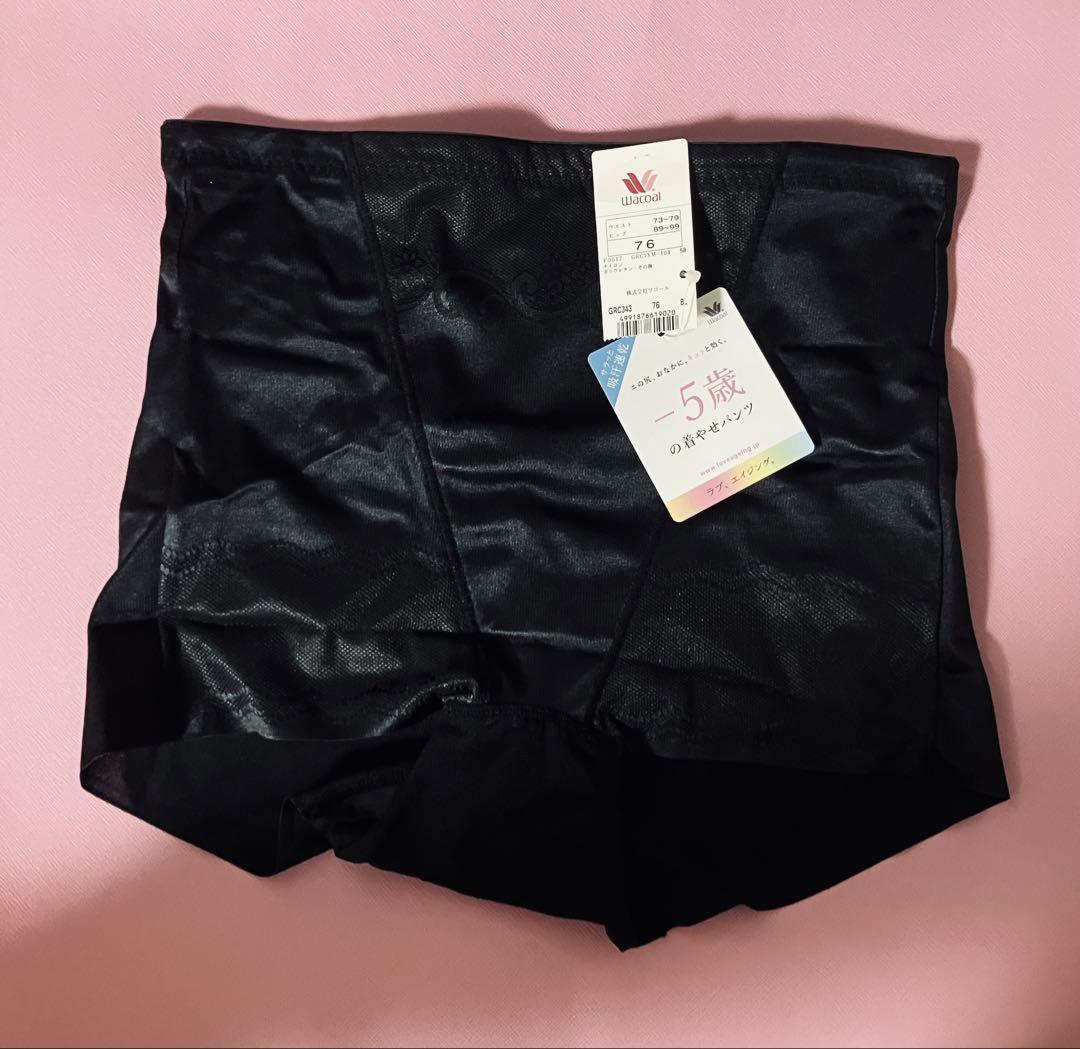 【新品】ワコール　Wacoal マイナス5歳の着やせパンツ　ガードル 82　黒 新品 Wacoal -5歳の着やせパンツ - メルカリ