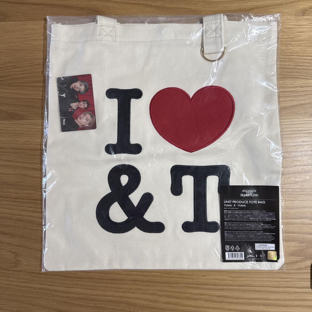 &TEAM トートバッグ YUMA FUMA K &TEAM | UNIT PRODUCE TOTE BAG (FUMA・K・YUMA)