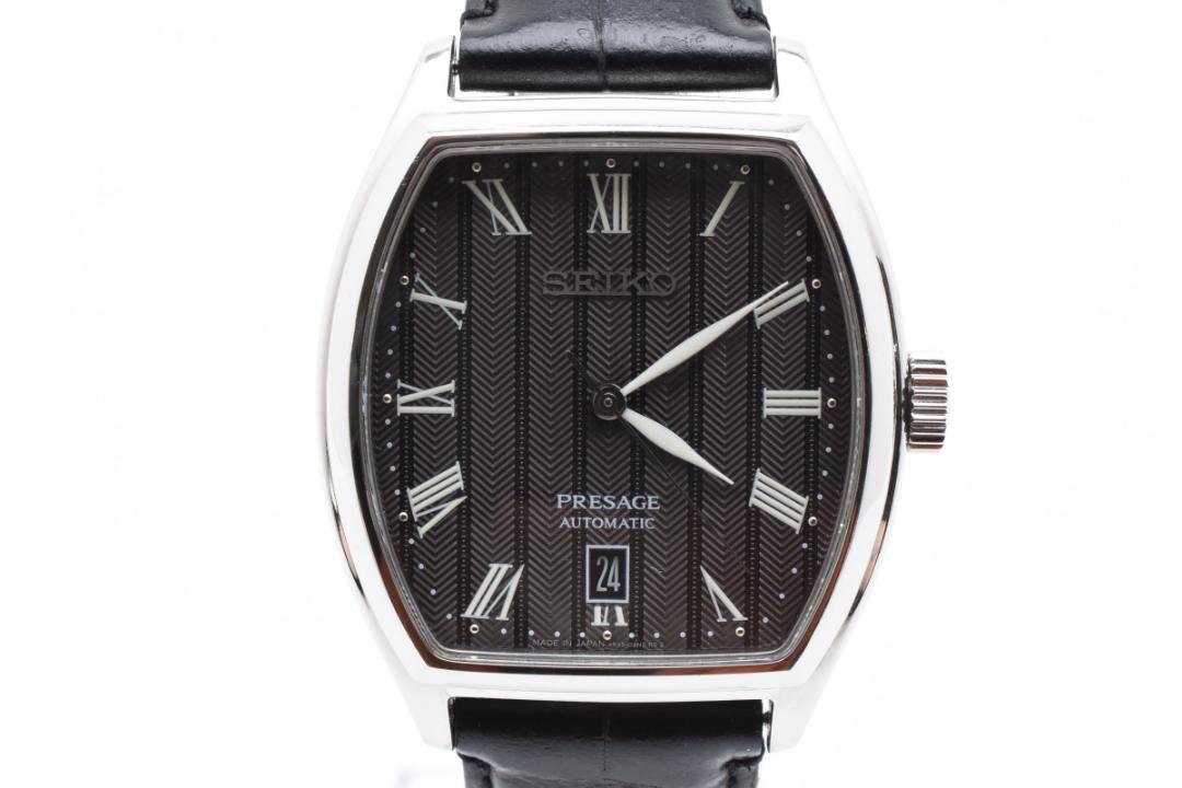 SEIKO プレサージュ SARY111 黒文字盤 自動巻き 36mm