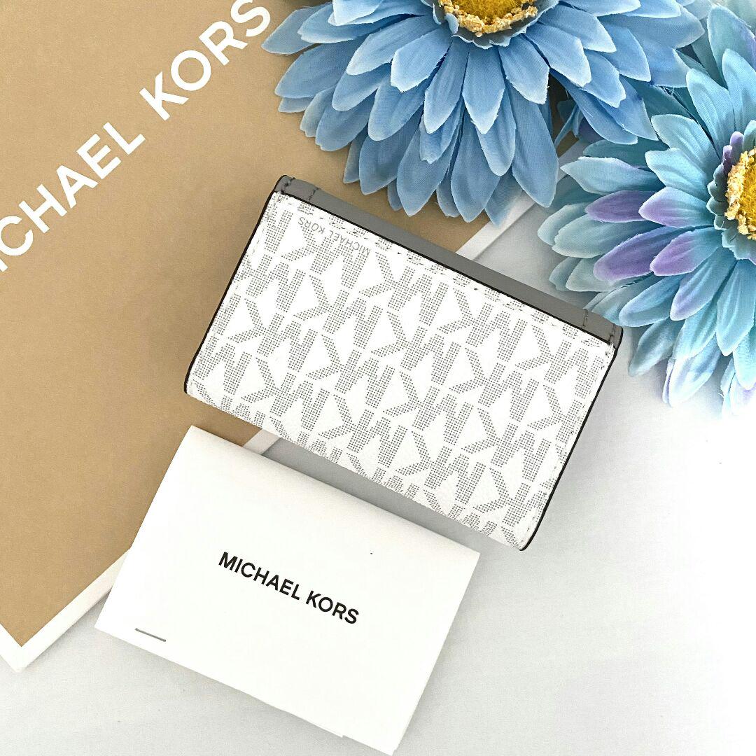 新品☆MICHAEL KORS キーケース ホワイト レザー キーケース