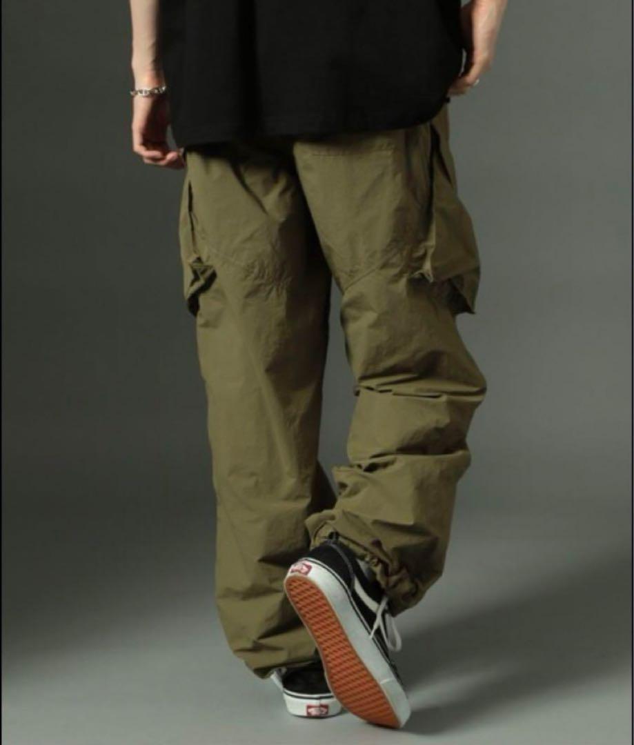 新古HOUSTON NYLON COMBAT PANTS イギリス カーゴXL