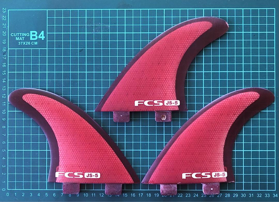 希少FCS JS-5ハニカムフィン ジェイソンスティーブンソンシェイパーシリーズ