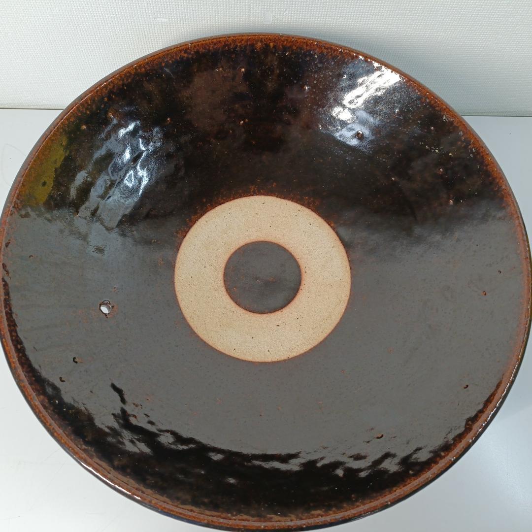 土楽窯 9寸傷や汚れあり