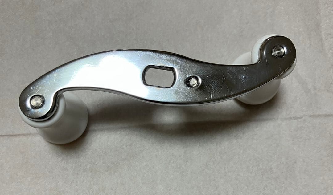 ハネダクラフト ABU アンバサダー カスタム ハンドル 右用 ホワイトノブ