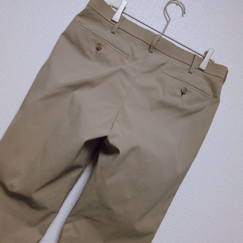 【ユニクロ】UNIQLO ベージュ スラックス メンズ 321-407033 【ユニクロ】UNIQLO ベージュ スラックス メンズ 321-407033