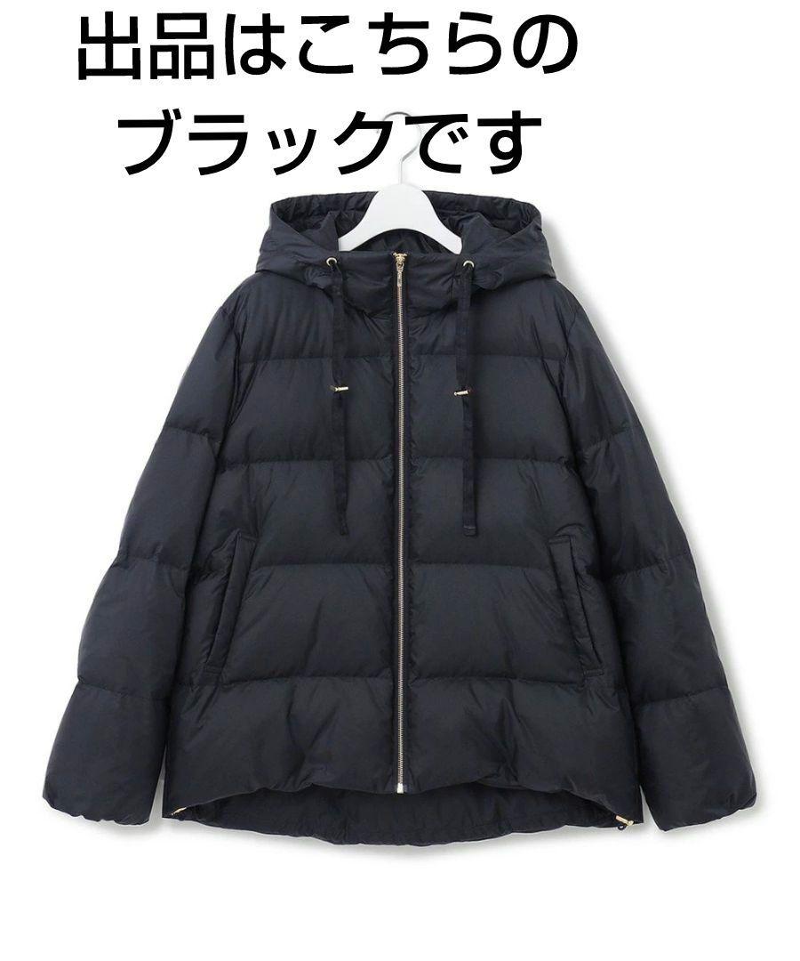 新品◆【洗える】シレータフタ コンパクト ダウンコートブラック(38)