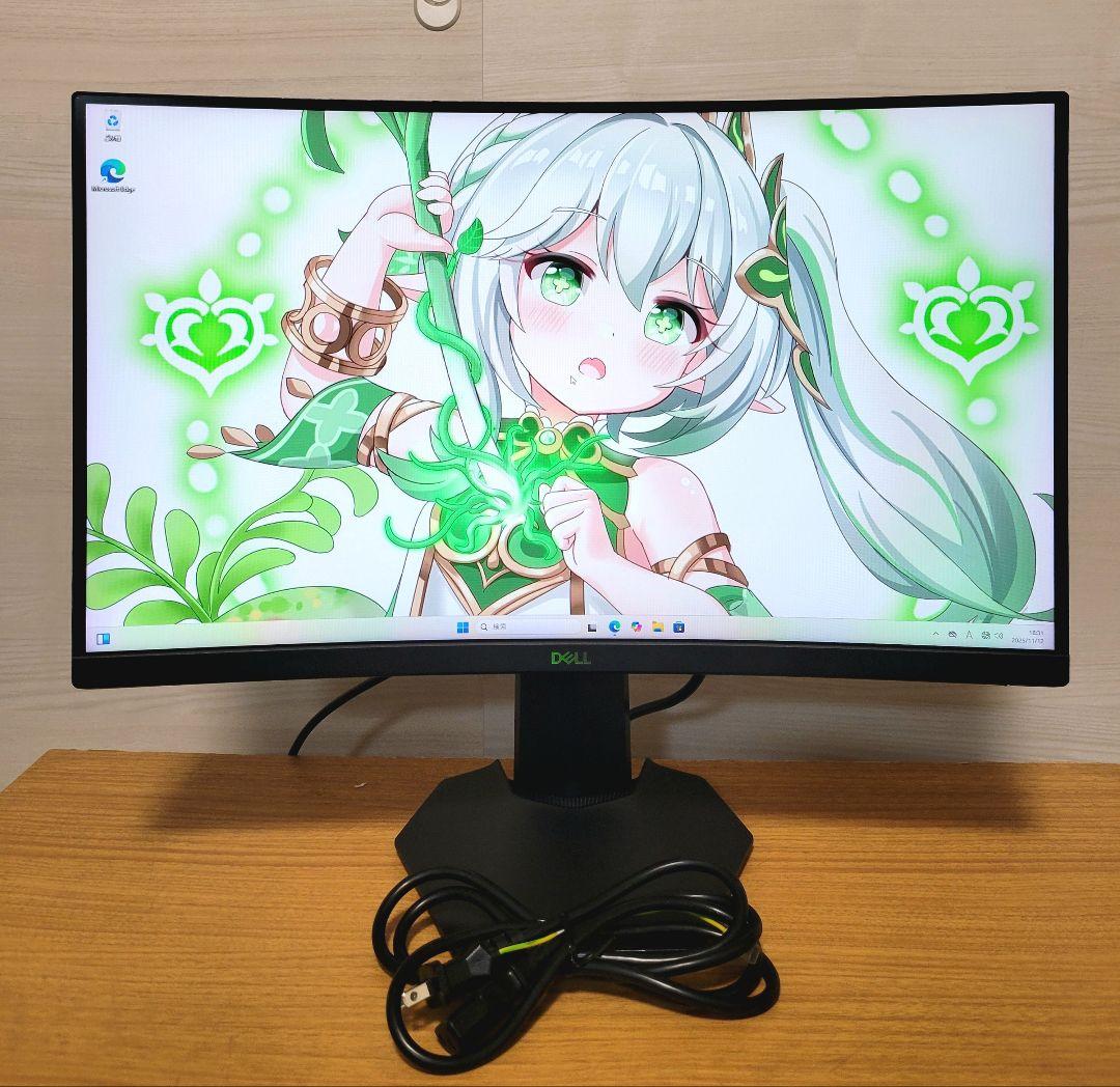 美品 DELL S2422HG 23.6インチ165Hz曲面ゲーミングモニター 美品 DELL S2422HG 23.6インチ165Hz曲面ゲーミングモニター