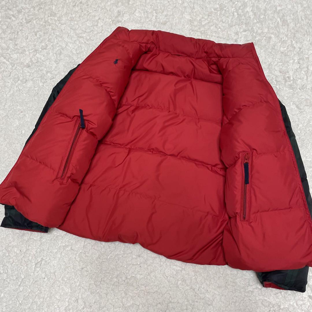 美品✨Ralph Lauren キッズ リバーシブルダウンジャケット 160