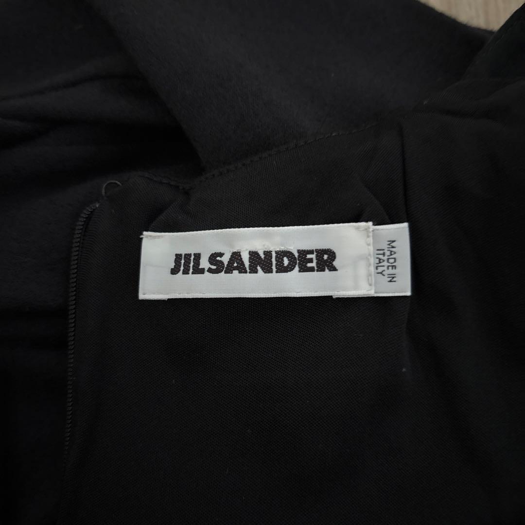 JIL SANDER コクーンシルエット 七分袖 ワンピース 冠婚葬祭