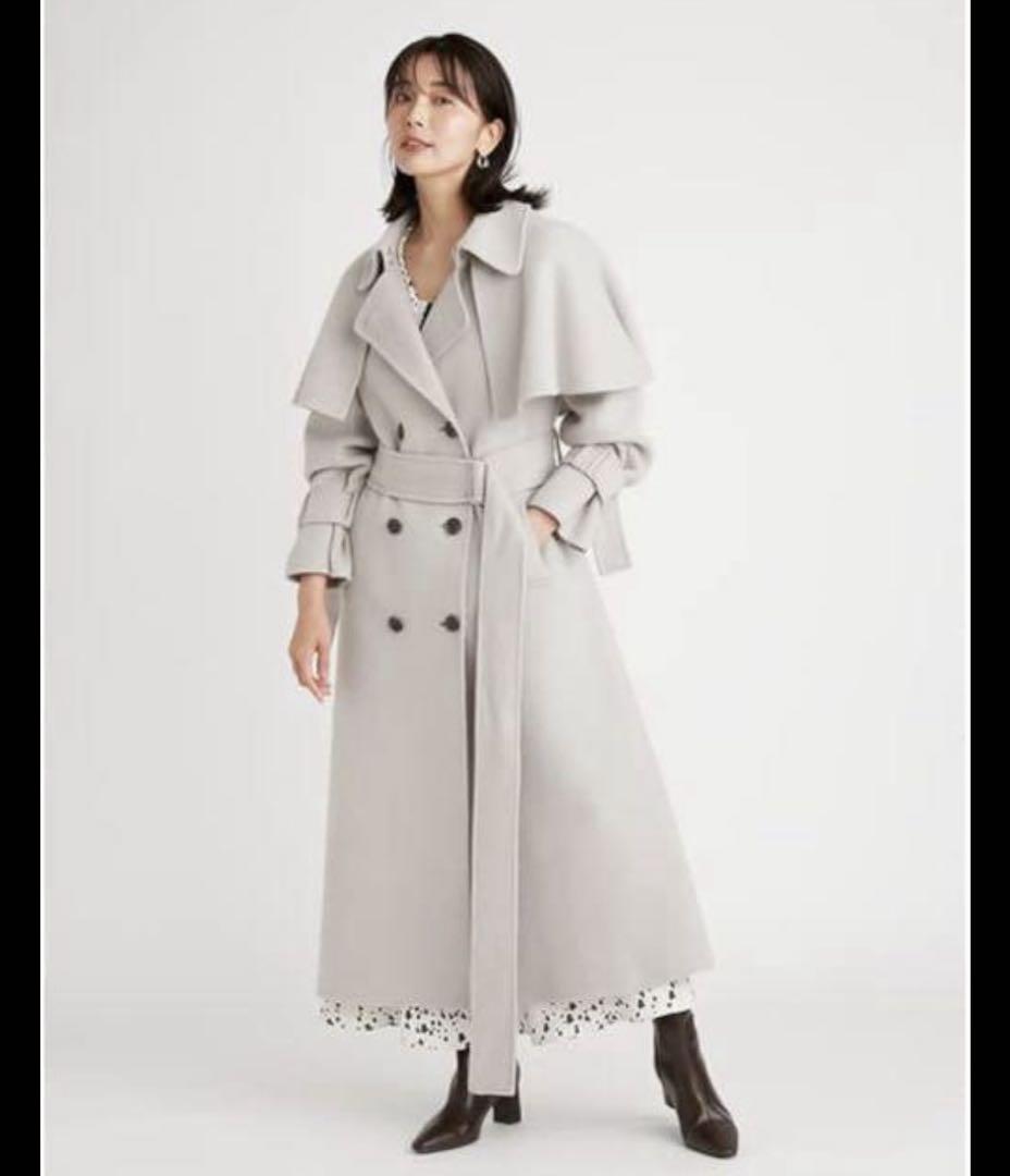 ♡みー♡snidel Sustainableリバーケープコート♡