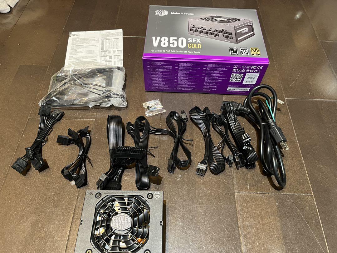 CoolerMaster フルモジュラー式 850W SFX PC電源ユニット