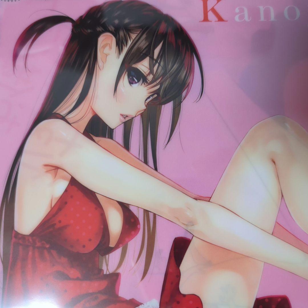送料無料★★かのかり4枚 原作絵 当選品A4クリアファイル/彼女お借りします39