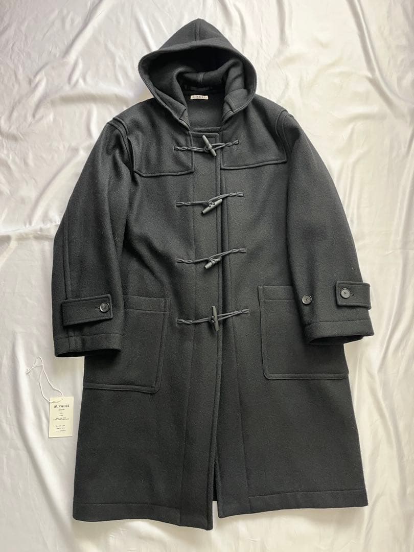 AURALEE HARD MERTON DUFFLE COAT