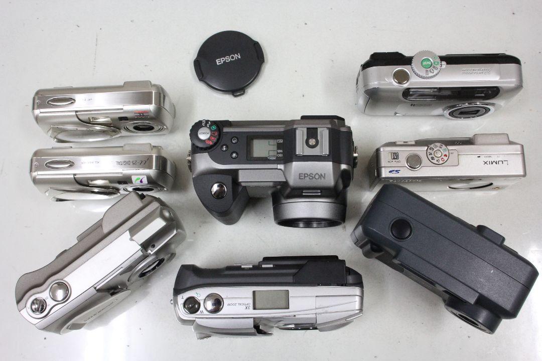 デジタルカメラ 8台 OLYMPUS EPSON Panasonic 等