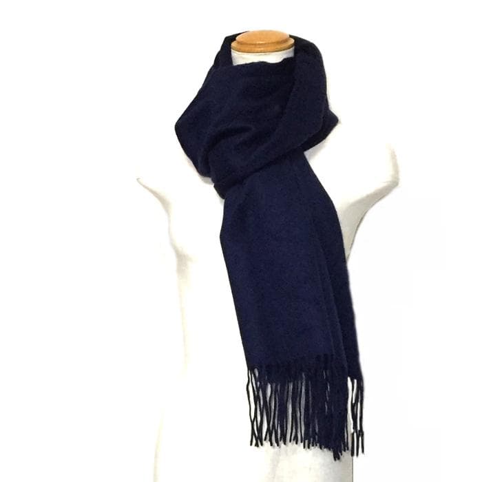 残り僅か値下超大判 100% カシミヤストールマフラー70㎝×200NVY新品 残り僅か値下超大判 100% カシミヤストールマフラー70㎝×200NVY新品