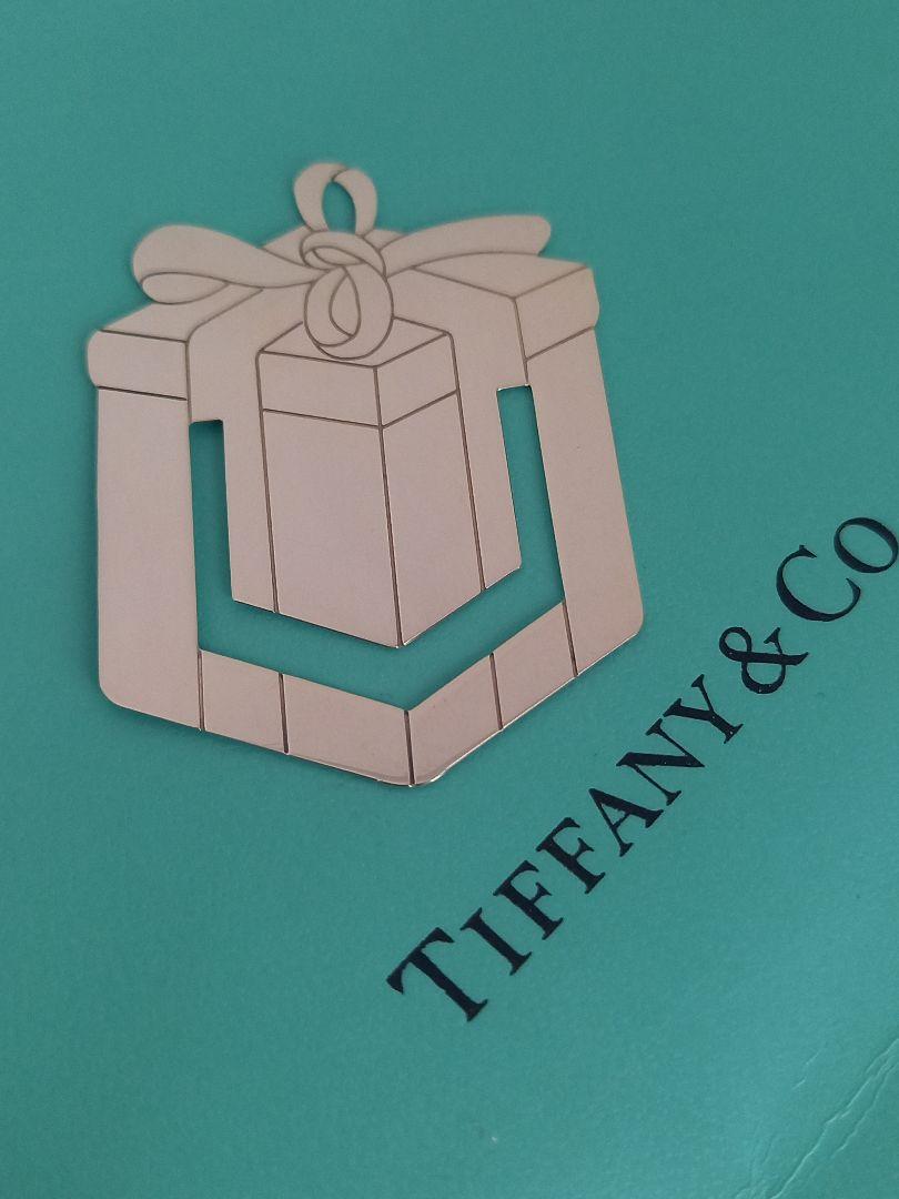 TIFFANY ティファニー ギフトボックス ブックマーク シルバー TIFFANY ティファニー ギフトボックス ブックマーク シルバー