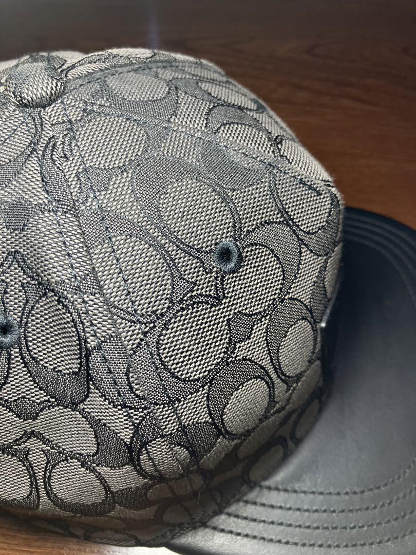 試着のみcoachシグネチャーキャップ COACH コーチ シグネチャー キャップ 帽子 ホワイト 白 - メルカリ