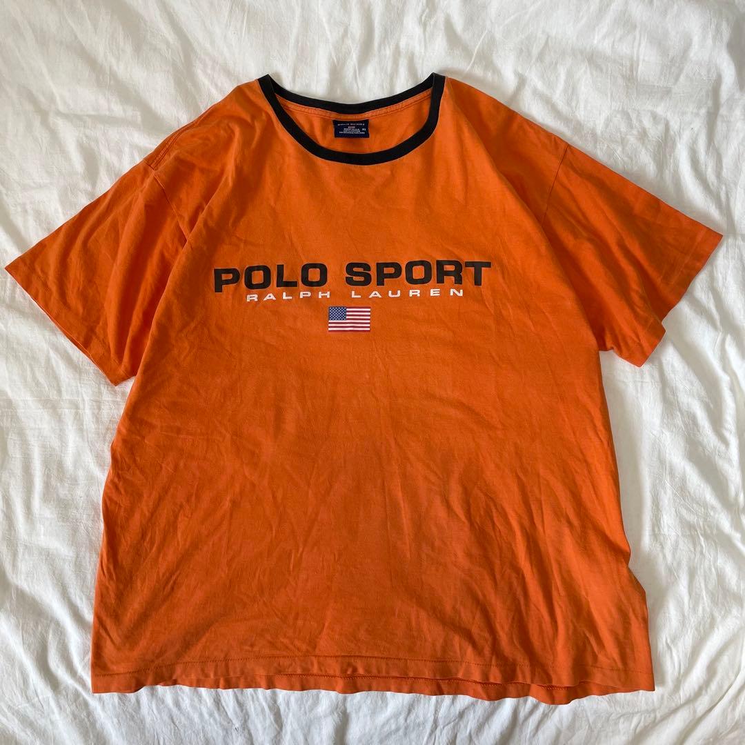 商品は100%正規品 POLO SPORTS Ralph Lauren 90s リンガーTシャツ